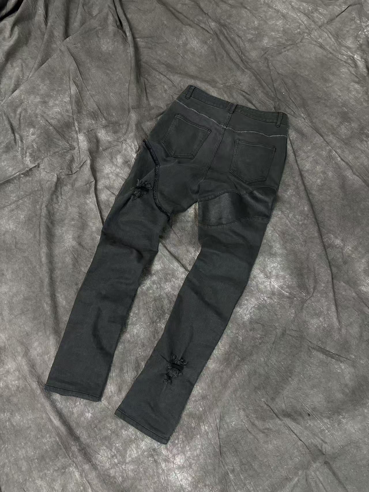 BH24FW
"Utopia" Wax & Spliced Jeans