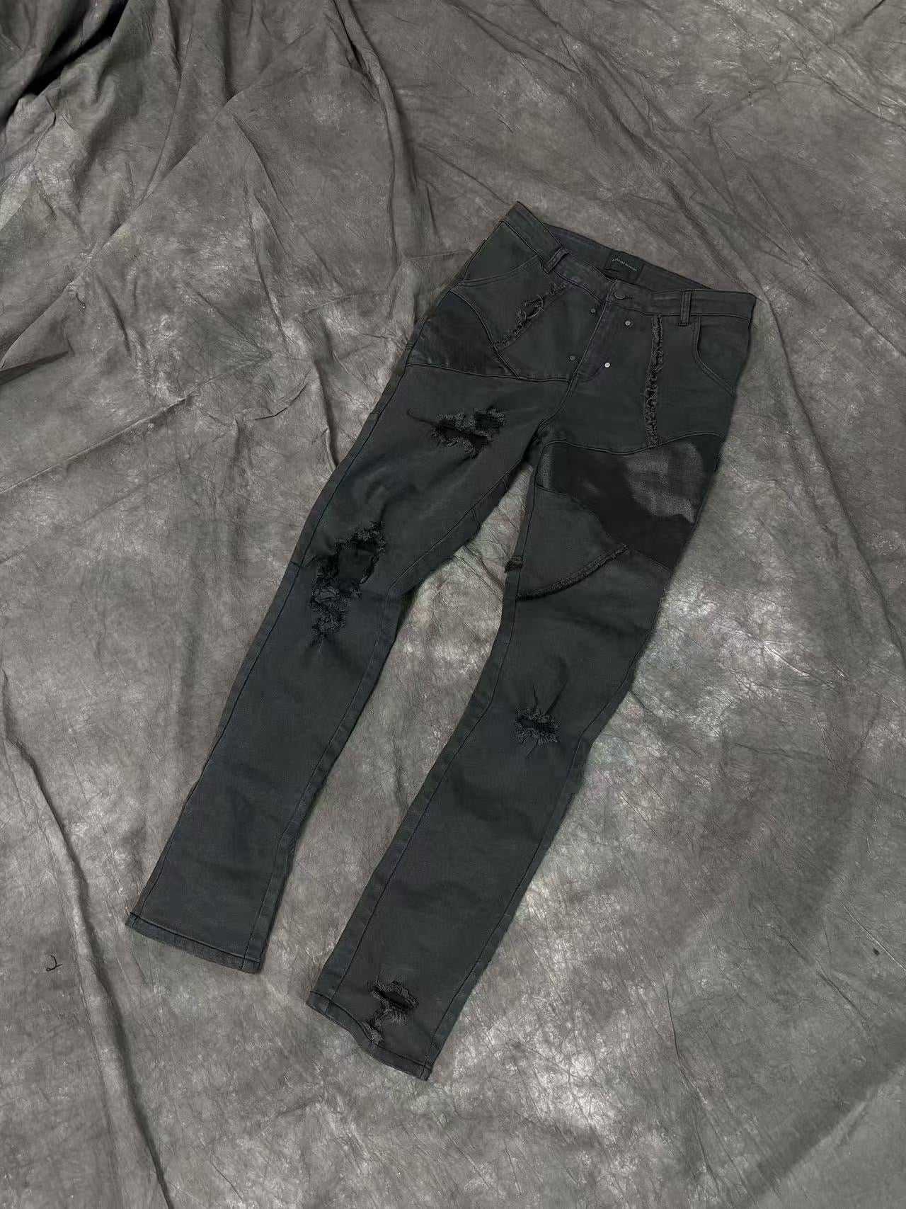 BH24FW
"Utopia" Wax & Spliced Jeans