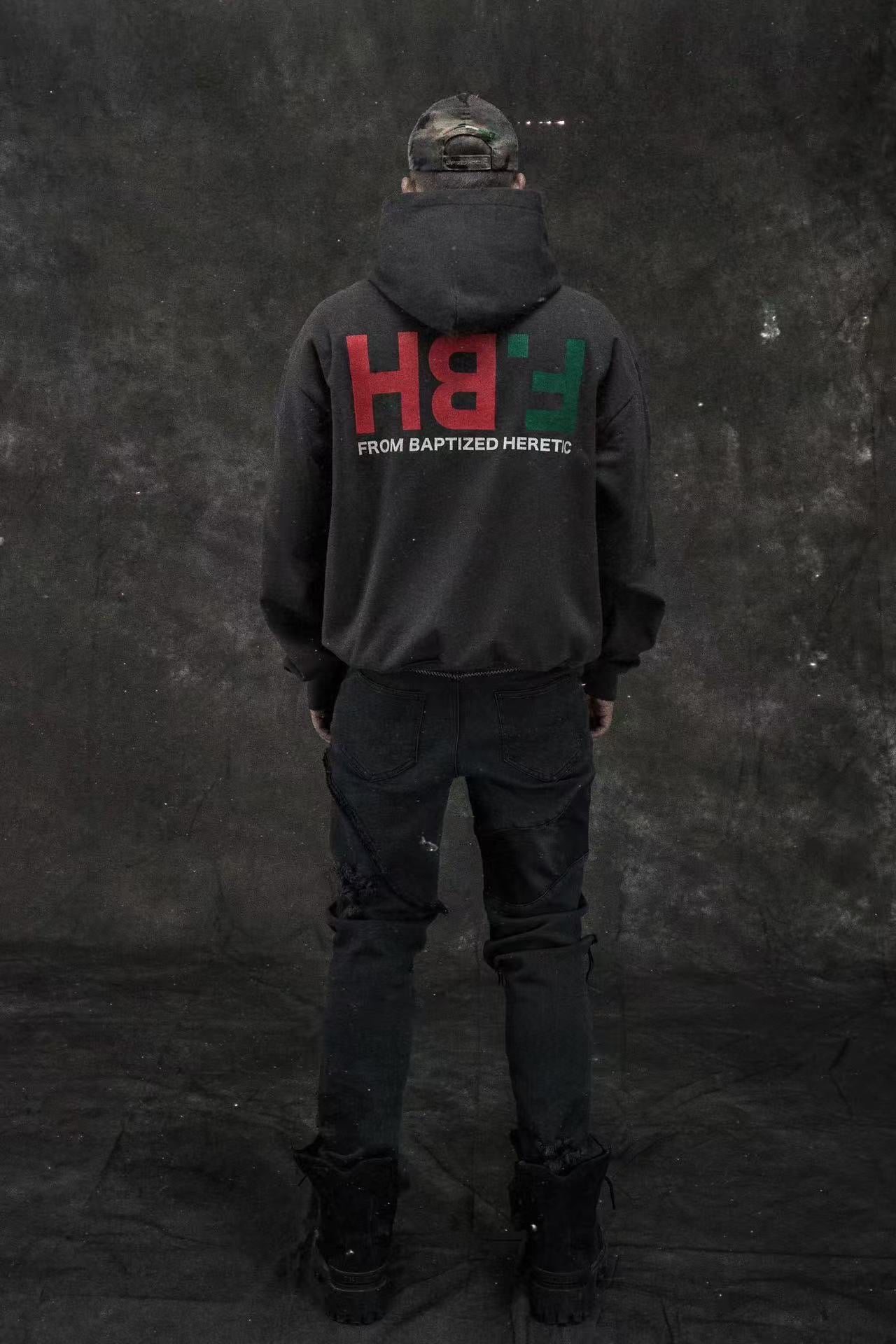 BH24FW
"F.BH" Hoodie BLACK