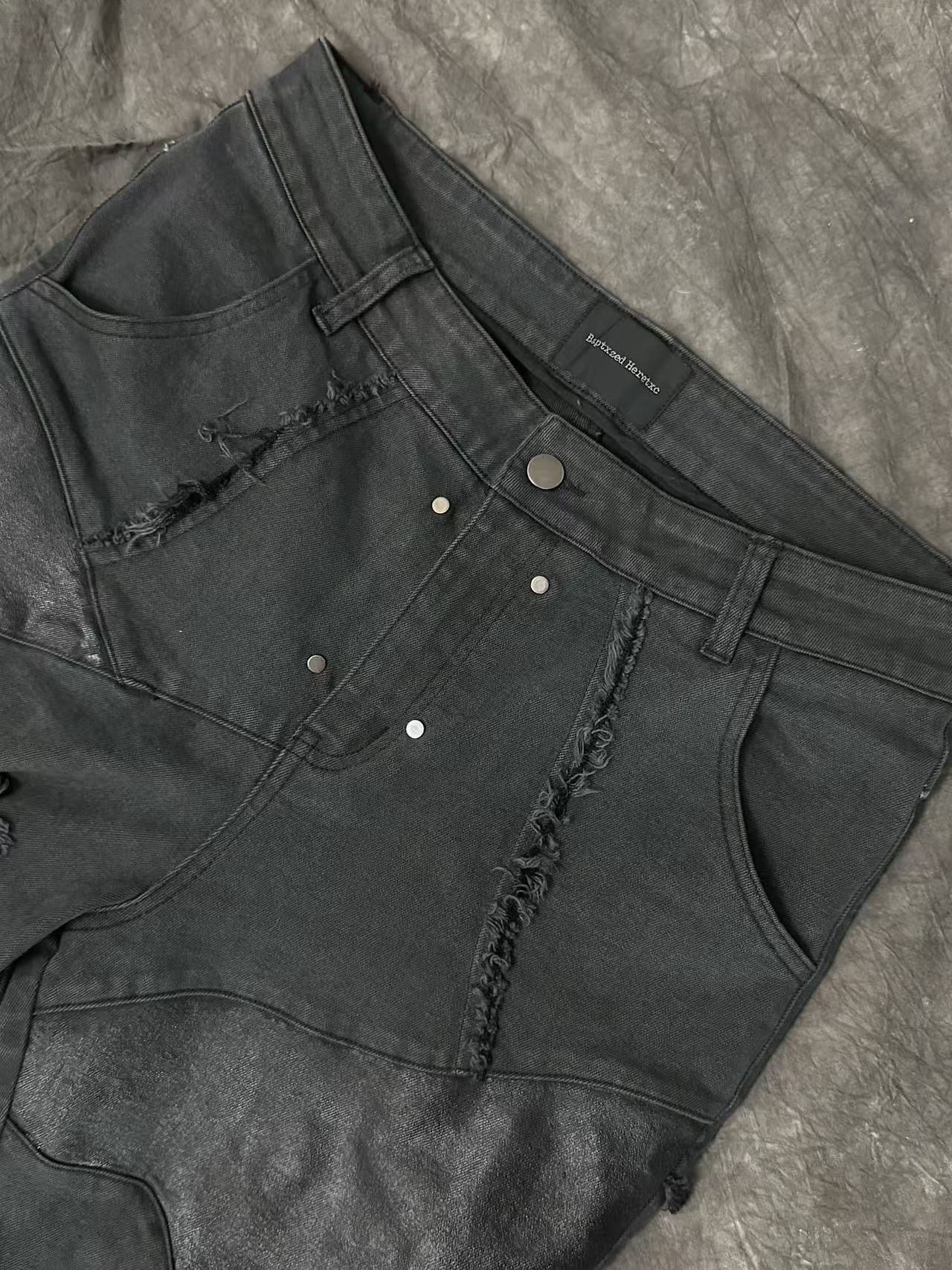 BH24FW
"Utopia" Wax & Spliced Jeans